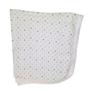 Garanimals Multi Color Polka Dots Thermal Waffle Weave Lovey Blanket 25" X 32"